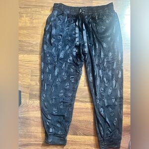 Men's Black Halloween Ghost Joggers